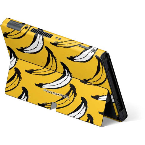 Bouffants and Broken Hearts Bananas Nintendo Switch OLED (2021) Skin